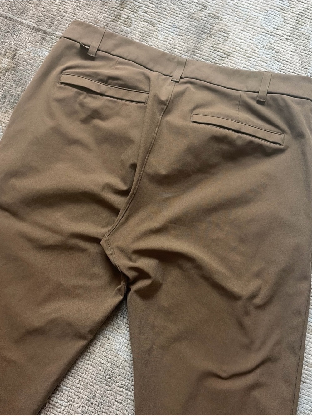 Lululemon Men’s Warpstreme Commission Classic Fit Pants ABC Brown 32x30.5
